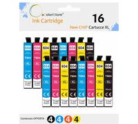 16 cartucce compatibili per T604XL Epson XP-4205 WF-2910 WF-2930 WF-2935 WF-2950