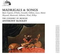 16 Cd MADRIGALS & SONGS - ANTHONY ROOLEY THE CONSORT OF MUSICKE nuovo sigillato