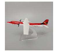 16 Centimetri In Lega Metallo Fit For FOKKER F50 Aeronautica Modello Di Aereo Pressofuso Giocattoli Per Bambini Collezione Set da gioco per hobby in miniatura(A)