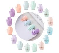 16 clip a forma di mano, mini graffette in plastica, 2 x 3 cm, morsetti per etichette, organizzazione, ufficio e casa, scuola, insegnanti, indispensabili (16 pezzi) (XQM3664A)