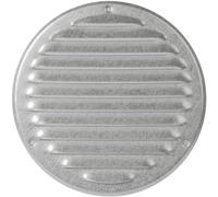 Ø 16 cm, copertura per griglia di ventilazione zincata, prese d'aria rotonde, griglia di ventilazione, zanzariera integrata, ventilazione HVAC, zincata 160 mm