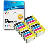 16 Compatibili T1816 (18XL) Cartucce d'inchiostro per Epson XP-102 XP-202 XP-205 XP-212 XP-215 XP-225 XP-33 XP-302 XP-305 XP-312 XP-315 XP-322 XP-325 XP-405 XP-412 XP-415 XP-422 XP-425 - Alta Capacità