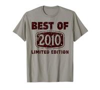 16° Compleanno 16 Ragazzo Anni Best of 2010 Regalo Maglietta