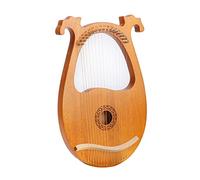 16 corde blu arpa strumento pick impiallacciatura mogano lira arpa principianti arpa strumento stringa di arpa (colore: 16 toni stile A)