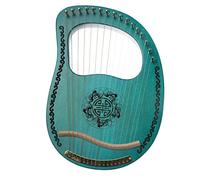 16 Corde In Metallo Lyre Arpa, Corpo In Mogano E Sella D'acero, Con Borsa Di Trasporto, Chiave Di Tuning, Set Di Stringhe Extra, Scelta, Manuale Musicale, Regali For Bambini Adulti