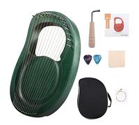 16 Corde Lyre Arpa, Mogano Lira Arpa, Con Chiave Di Tunning, Stringhe Di Estratto, Sacchetto Manuale E Gig, For Gli Appassionati Di Musica Adulti, Bambini, Principianti