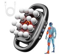 16-Drive 8-Head Massage Gun Set, 8/16 Head Massage Gun Deep Tissue, 3 Modes & 30 Speeds, High-Performance Muscle Recovery Massager Adjustable Modes for Back/Shoulders/Legs (Black-16 head)