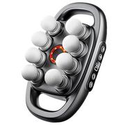 16-Drive 8-Head Massage Gun Set, 8 Head Massage Gun Deep Tissue, Red Light Therapy,High-Performance Muscle Recovery Massager (8-Head-Gray)