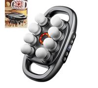 16-Drive 8-Head Massage Gun Set, 8 Massage Gun Deep Tissue, with 9 Levels & 9 Modes for Thighs, Arms, Waist, Back, Full Body Muscle Pain Relief, Ideal Gifts for Women and Men (8-head Grey)