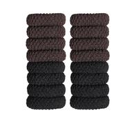 16 elastici per capelli a coda di cavallo, spessi e semplici, accessori per capelli da donna