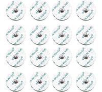 16 elettrodi rotondi autoadesivi con attacco a perno da 3,5 mm, per sollievo dal dolore, compatibili con dispositivi Beurer, Sanitas Tens