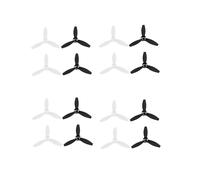 16 Eliche Puntelli di Ricambio Lame per Bebop 2 Drone Nero Bianca