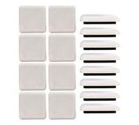 16 feltrini autoadesivi quadrati per mobili, antigraffio, facili da spostare, spessi e spessi, anti-abrasione, per proteggere il pavimento, 40 x 40 mm