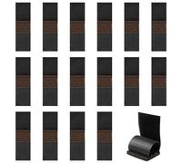 16 Feltrini per Sedie Quadrati, Autoadesivi Ritagliabili Strisce di Feltro, Feltrini per Sedie Rettangolari, Adatto per Sedie, divani, Sedie a Culla, ecc., Riduzione Rumori, 3 * 12.5cm