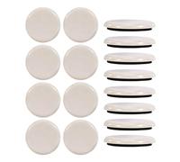 16 feltrini rotondi autoadesivi per mobili, antigraffio, facili da spostare, spessi e resistenti, anti-abrasione, per proteggere il pavimento