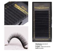 16 file da 8-20mm di ciglie finte singole classiche miste, leggere e morbide con sensazione naturale di cachemire, ciuffetti di ciglie finte singole spesse Fibra chimica