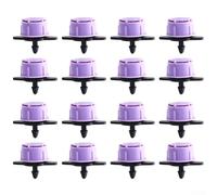 16 gocciolatori regolabili per irrigazione con emettitore da 35,5 cm progettato per flusso d'acqua uniforme e compensazione della pressione nel giardinaggio