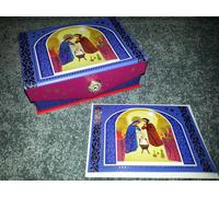 16 Hallmark Presepe Natale Carte & Buste Ricordo Conservazione Scatola Nuovo