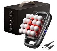 16 Heads Deep Tissue,16 Heads Muscle Massage Gun,30 Intensity Levels & 9 Smart Modes, 48KG Impact, LCD Display, Cordless Portable Neck, Back, Leg, Shoulder Massager (16 Heads)