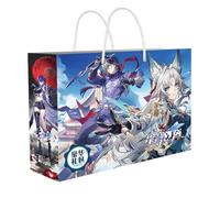 16 Hon Kai Star Rail Borsa Fortunata | Anime Figure Acrylic Stand, Adesivi, Braccialetto, Poster, Badge, Segnalibro | Hon Kai Star Rail Merch Box Set