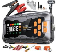 16 In 1 Avviatore Batteria Auto con Compressore 160PSI 8000A 27000mAh Tutto