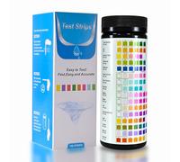 16-in-1 Pool Test Strips - Test Strips Pool for pH Chlorine, Cyanuric Acid, Water Hardness -Pool Tester pH and Chlorine, Water Tester Drinking Water & Pool Water Tester, Pack of 100