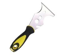 16-in-1 strumento da pittore, coltello multifunzione 16 in 1 in acciaio inox lama rimozione vernice raschietto raschietto testa martello impugnatura morbida impugnatura dado chiave vite punte interne