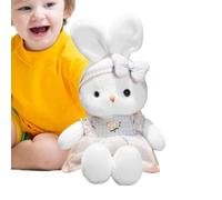 16 -inch Bunny soffocante - Un Coniglio realistico riempito di Gonna, un coniglio farcito baciare | Animale in Tessuto Morbido, Coniglio Giocattolo Collector per Les, p Cuscino