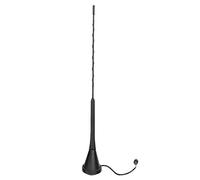 16 inch Car FM/AM Radio Antenna Aerial Antenna Roof Mount Base Set Suitable for MK1 MK2 MK3 Models Stainless Steel Telescopic Pole Waterproof Rubber Base