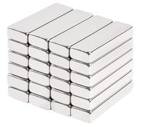 16 magneti forti grandi, 30 x 10 x 5 mm, magneti al neodimio, forti magneti per lavagnetta magnetica, armadio da cucina, rettangolare, ufficio, lavagna magnetica