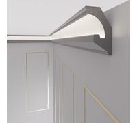 10 Metri LED Listelli Decorativi per Illuminazione Indiretta, Profilo OL-47