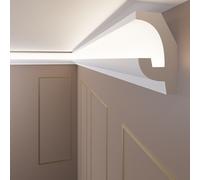 16 Metri LED Listelli Decorativi Bianco per Illuminazione Indiretta Profilo