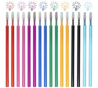 16 mine di ricambio cancellabili compatibili con penne Legami, 0,7 mm, set di 8 colori, inchiostro termosensivo, lunghezza 13 cm, ricariche per scuola, ufficio, creatività