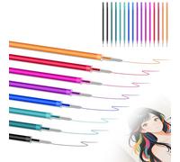 16 Mine Di Ricambio Colorate, Compatibili Con Legami E Altre Marche Che Utilizzano Mine Standard Da 13 Cm, Ricariche Con Inchiostro Cancellabile - 0,7 - Spessore Medio - Mina Per Inchiostro Gel