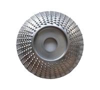 16 mm Bore Wood Grinding Wheel for Angle Grinder, 1PC High Carbon Steel Rotary Disc for Sanding, Polishing & Wood Carving Tool(1 Arc)