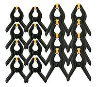 16 morsetti a molla, 2 pollici, morsetti a molla in nylon ad alte prestazioni, morsetto con una sola mano, in plastica, morsetti per la lavorazione del legno per progetti fai da te, studio