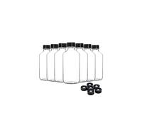 16 Pack 120ML Empty Glass Bottles with Lids, Refillable Container for Essential Oils, Vanilla Extract and More, 4 ounce