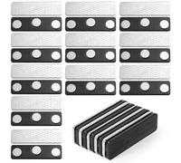 16 Paia Chiusura Magnetica per Tende, Accessorio per Tende Oscuranti per Tende da Finestra Magneti per Tende con Adesivo Clip Magnetiche per Tende per Tende Oscuranti