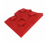 16 Pannelli fonoassorbenti vortex 25x25x10cm trattamento acustico elimina eco