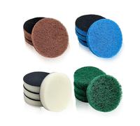 16 panni per la pulizia, spugna da 65 mm, tampone di ricambio per la pulizia delle spazzole elettriche, spazzola elettrica per la pulizia, pad universale in schiuma