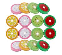 16 Pcs Coperchi Barattoli Di Prova Perdite Copertura Del Foro Paglia