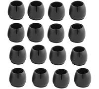 16 Pcs Coprigambe per piedi quadrati in silicone per tappetini protettivi per pavimento