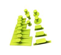 16 Pcs Dent Puller Tab, Dent Remove Tabs, Strong Dents Puller Lifter Tab, Powerful Body Repair Dent Remover Tool Kit, Car Dents Repair Kit, Dents Puller Tool, Automotive Dent Tabs for Car Dent Repair