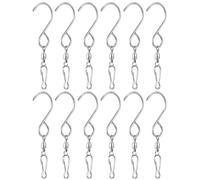 16 Pcs Hummingbird Feeder Hook Gancio Scatto Per Occhio Girevole