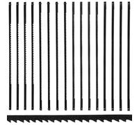 16 pcs lame per seghetto oscillante 10/15/18/24 Lame da Traforo Standard a Taglio Fine con Pernetto Trasversale per Segare Legno Plastica Schiuma Metalli Teneri