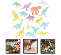 16 Pcs Mini Dinosauri Giocattolo Figurine Che Si Illuminano Al Buio