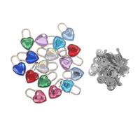 16 PCS Mini Lucchetto Accessorio Da Sposa Lock Di Forma Del Cuore