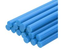 16 Pcs Mini Sticks Colla a Caldo, 0.43\" Dia x 7.87\" Lungo per EVA Blu