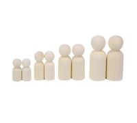 16 PCS Miniature Di Case Delle Bambole Artigianato Legno Non Finito