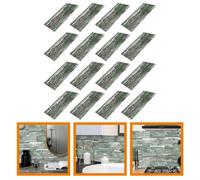 16 Pcs Pannelli Murali Rimovibili Pannello Parete Adesivo Da Per Cucina